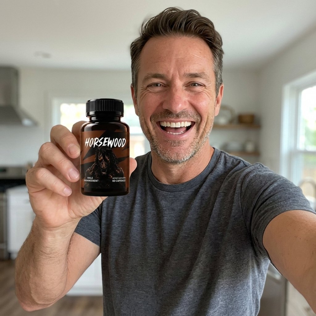 Mark smiling with renewed confidence after incorporating Horsewood botanical capsules into his life.